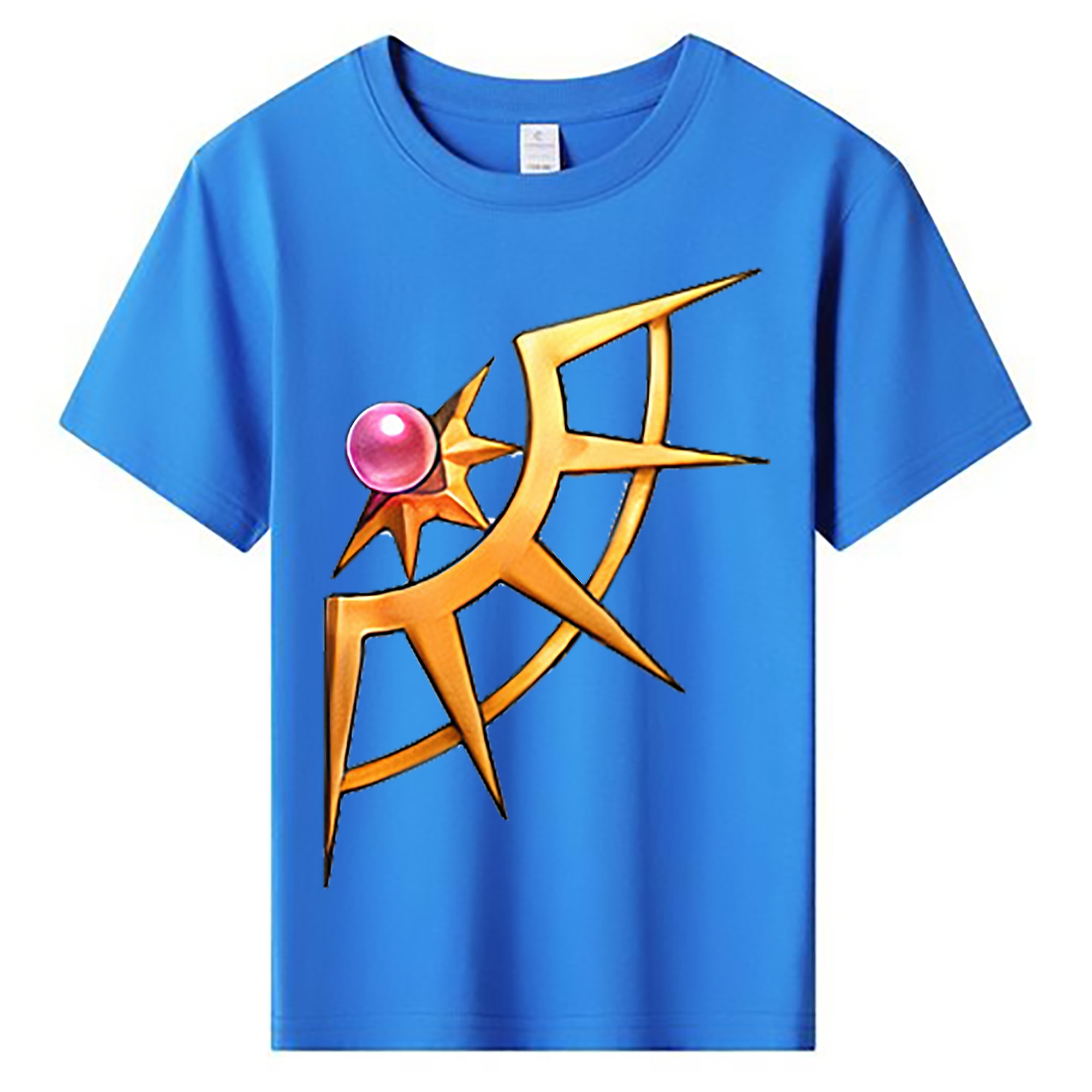 （画像用） 遊☆戯☆王 Yu-Gi-Oh! 綿100％キッズTシャツ（フロントプリント）